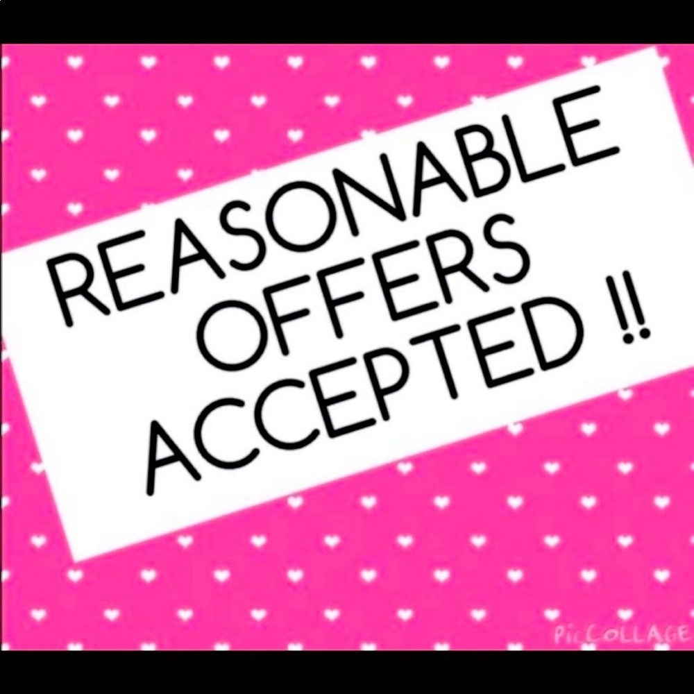Reasonable Offers Always Accepted!! 🌸🌺🌸🌺🌸